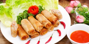 Chả giò dăm bông