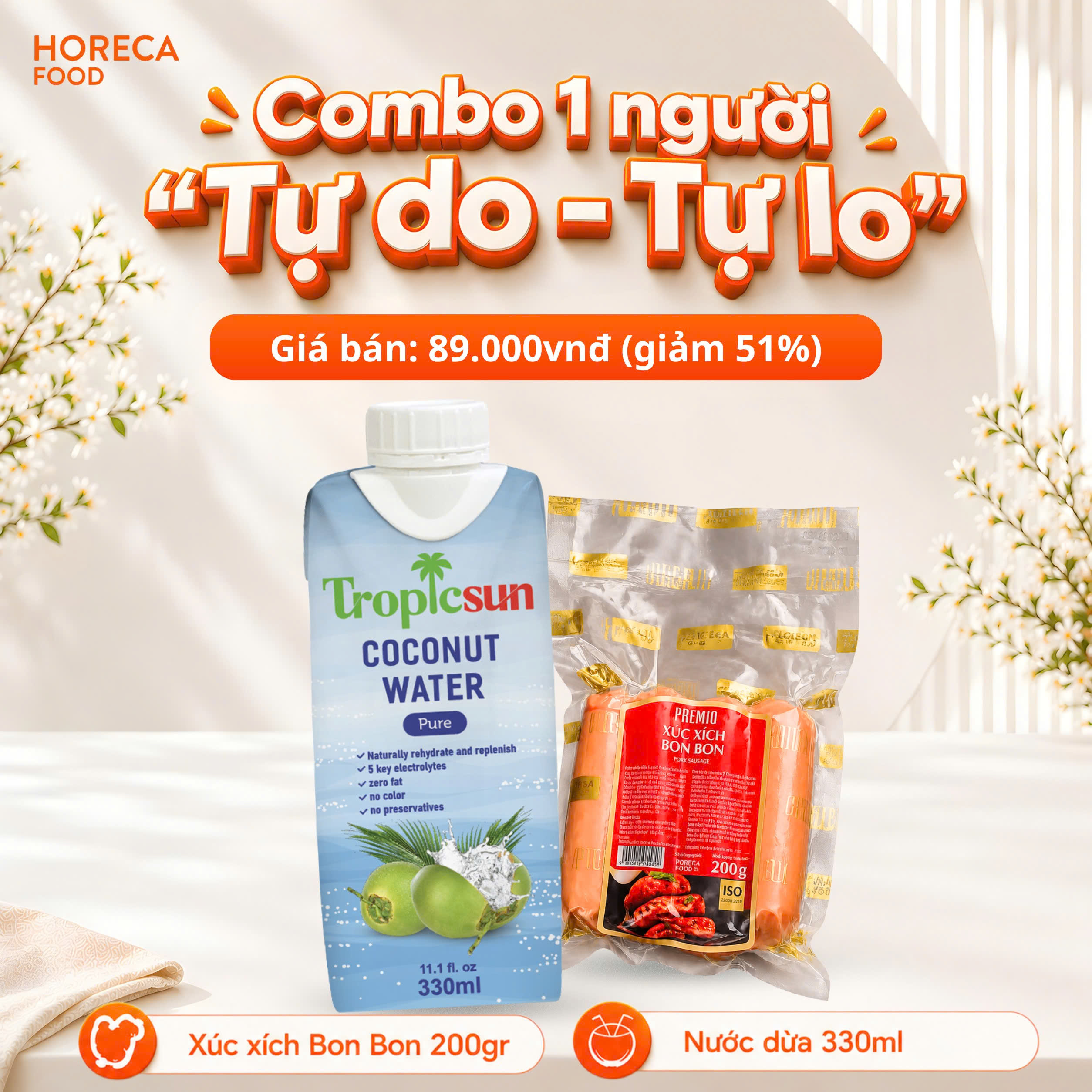 COMBO 01 NGƯỜI "TỰ DO - TỰ LO"