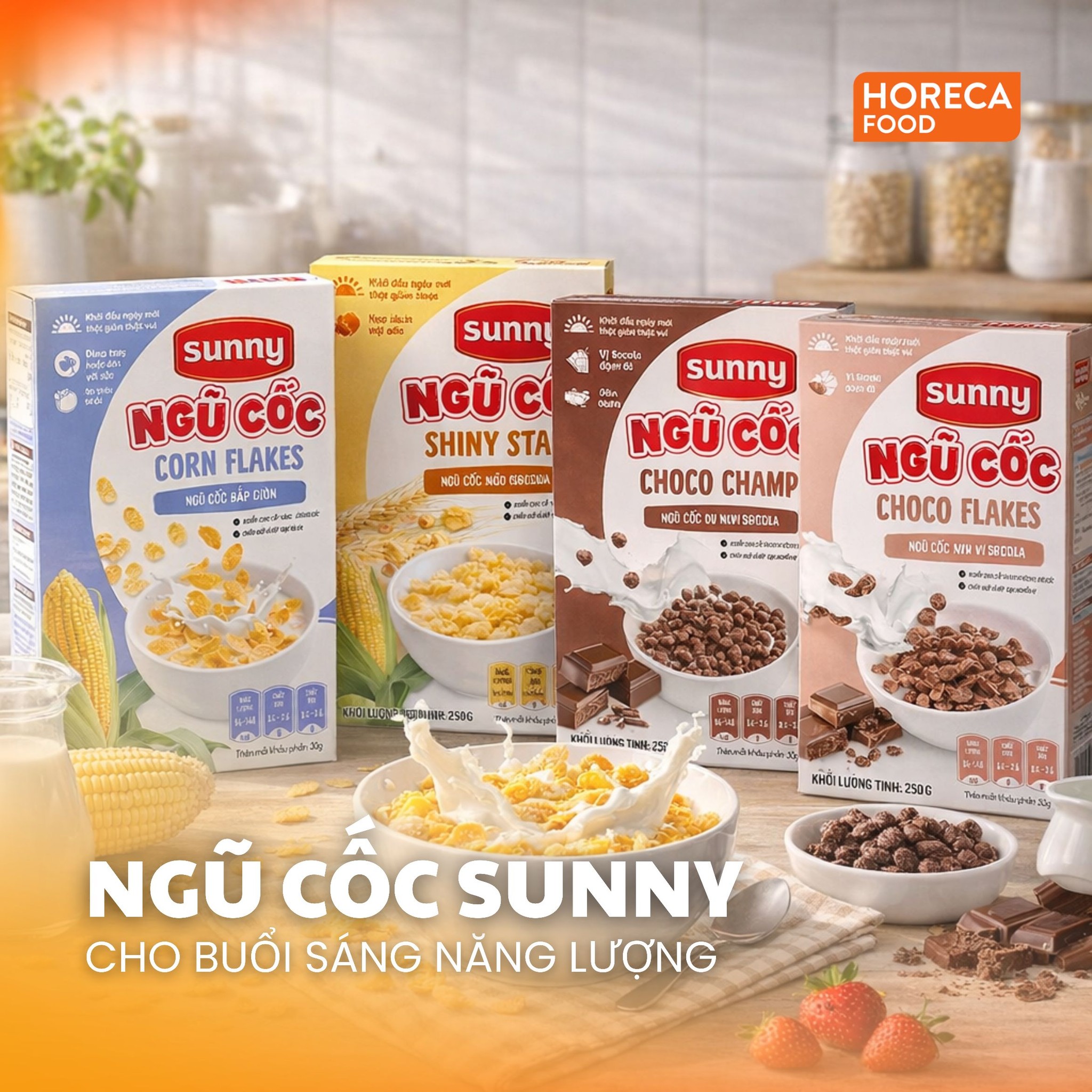 Ngũ cốc Sunny – Khởi đầu ngày mới đầy năng lượng