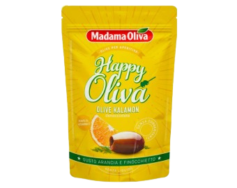 Oliu chế biến - Madama Oliva - Olive Kalamon Denocciolate Con Aroma Di Arancia E Finocchio